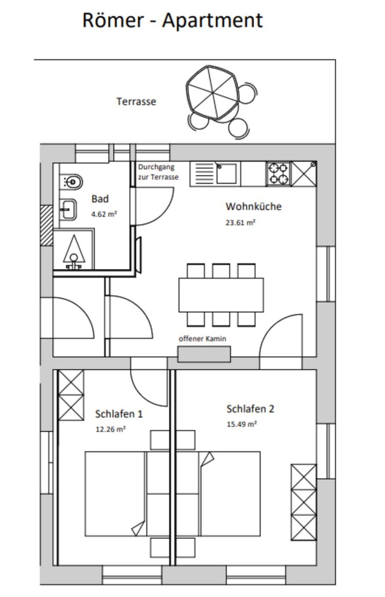 Roemer-Apartment Im Herenhaus Rheinblick Xanten Exterior foto